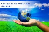 Capture All Data of Lotus Notes to Outlook