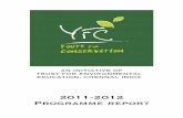 YFC 2011 to 2012 PROGRAMME REPORT