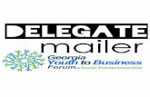 Georgia Y2B on Social Entrepreneurship - Delegate Mailer