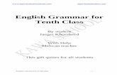 English Grammar For Class Ten