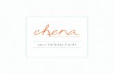 Chena Design Holiday Cards 2011
