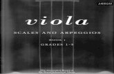 ABRSM - Viola scales and arpeggios [bk.1 - grades