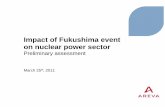 AREVA-25Mars2011-Assesment of the impact on nuclear power of the Fukushima event