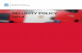 SECURITY POLICY 2014