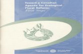 Toward a Canadian Agenda for Ecological Fiscal Reform: First Steps