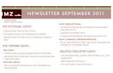 IMZ Newsletter September 2011