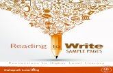 Reading to Write Grades 2-5 Sample Teacher Manual