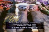 National Show And Sale - Auction Catalogue
