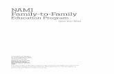 Re-designed NAMI Family-to-Family Manual