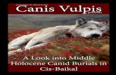 Canis Vulpis: A Look into Middle Holocene Canid Burials in Cis-Baikal