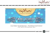 Gozoop - Rajdhani Case Study on Swaad Kesariya Winter Food Festival