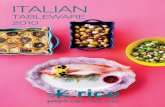 RICE Italian Tableware 2010