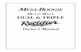 Cabeca a Valvulas MESA BOOGIE Triple Rectifier 2010 - Manual Sonigate