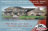 Americas Home Place Floor Plan Book