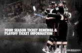 2011-12 Season Ticket Renewal and Playoff Tickets Information