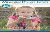 Meadow Pointe News • January 2013