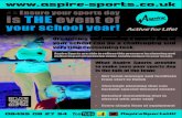 ASPIRE SPORTS School Sports Day lealfet 0513