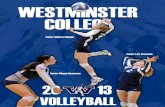 2013 Westminster College (Pa.) Volleyball Guide