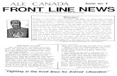 Front Line News # 1 - ALF CANADA