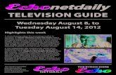 Echonetdaily TV Guide – August 8–14, 2012