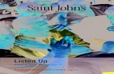 Saint John's Magazine Winter/Spring 2013