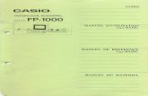 Casio FP-1000-1100 Introduction FR (1 de 4)