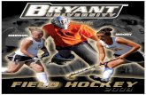 2009 Bryant University Field Hockey Media Guide