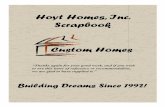 Hoyt Homes Custom Scrapbook, Missoula, MT