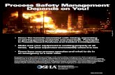 Process Safety Management Depends on You! - Poster
