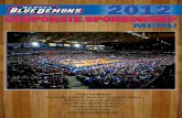 2012 DePaul Athletics Sponsorship Menu
