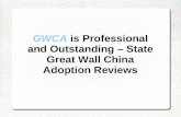 GWCA is Professional and Outstanding – State Great Wall China Adoption Reviews