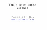 Top 6 best india beaches