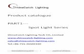 ShineCatch LED lighting catalogue part1 spot light