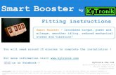 Smart booster fitting instructions