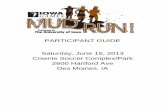 2013 Iowa Games Mud Run Participant Guide