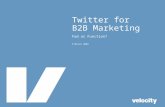 Twitter for B2B Marketers