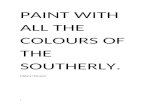 Paint with the colours of the southerly.