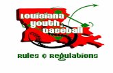Louisiana Youth Baseball Rules - Draft 020612