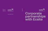 Ecsite Corporate Partnerships leaflet