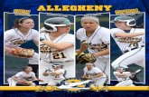 2014 Allegheny College Softball Guide