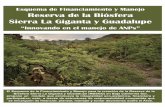 Esquema de financiamiento y manejo de la Reserva de la Biósfera Sierra La Giganta y Guadalupe