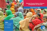 3 - Extreme Poverty Policies of Donors in Bangladesh An Overview - A Desk Study by shiree