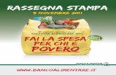 Colletta Alimentare 2011, rassegna stampa 9/11/2011