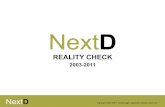 NextD Reality Check