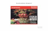 Kings College Festival of Food and Ideas Evaluation Report