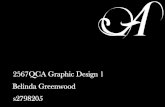 Graphic Design 1: Belinda Greenwood