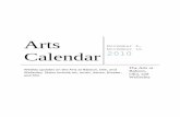 Nov 4 - Arts Calendar