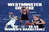 2013-14 Westminster College (Pa.) Women's Basketball Guide