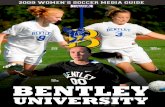 2009 Bentley University Women's Soccer Media Guide