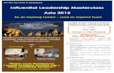 Influential Leadership Masterclass Asia 2012